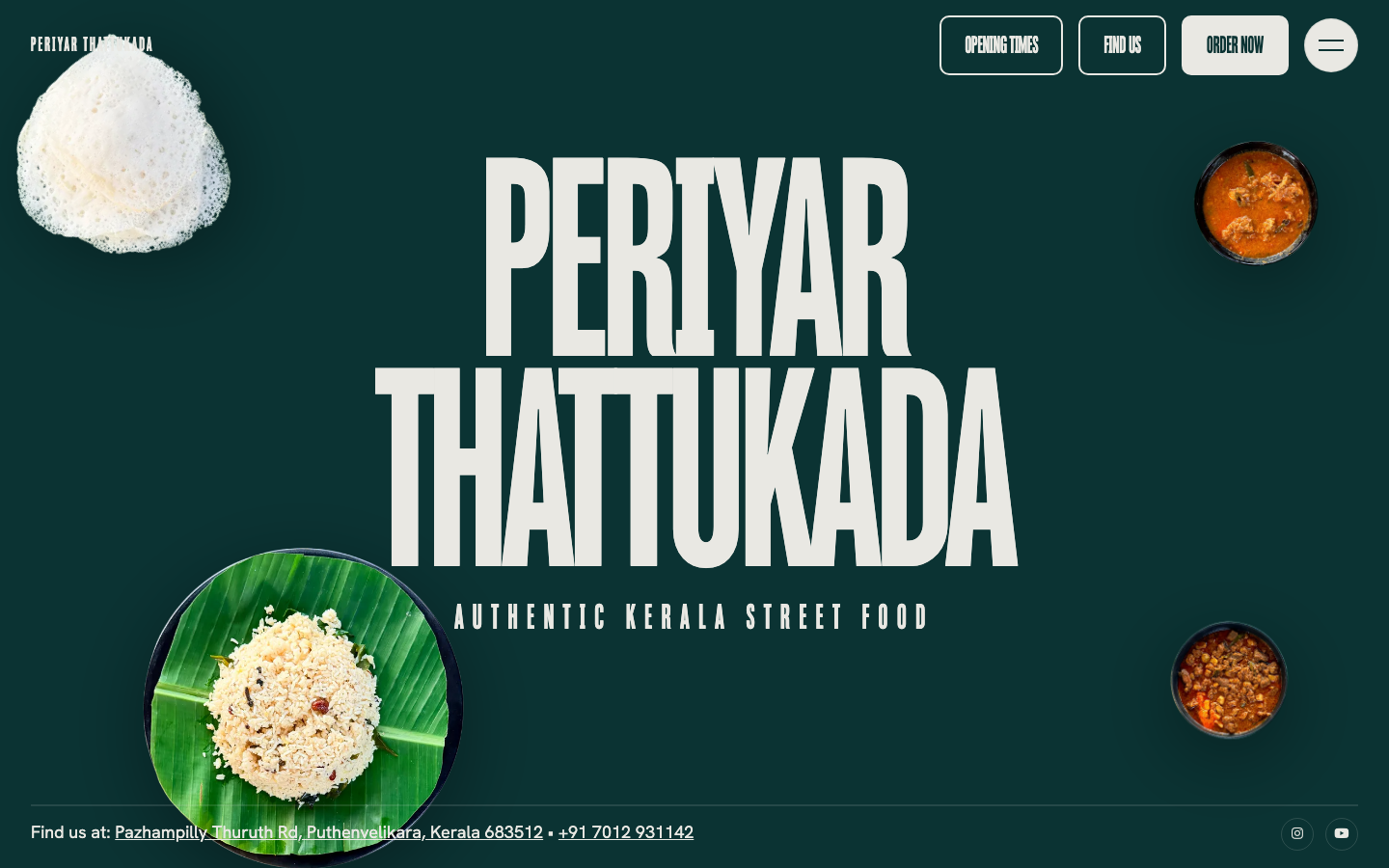 Periyar Thattukada website home page