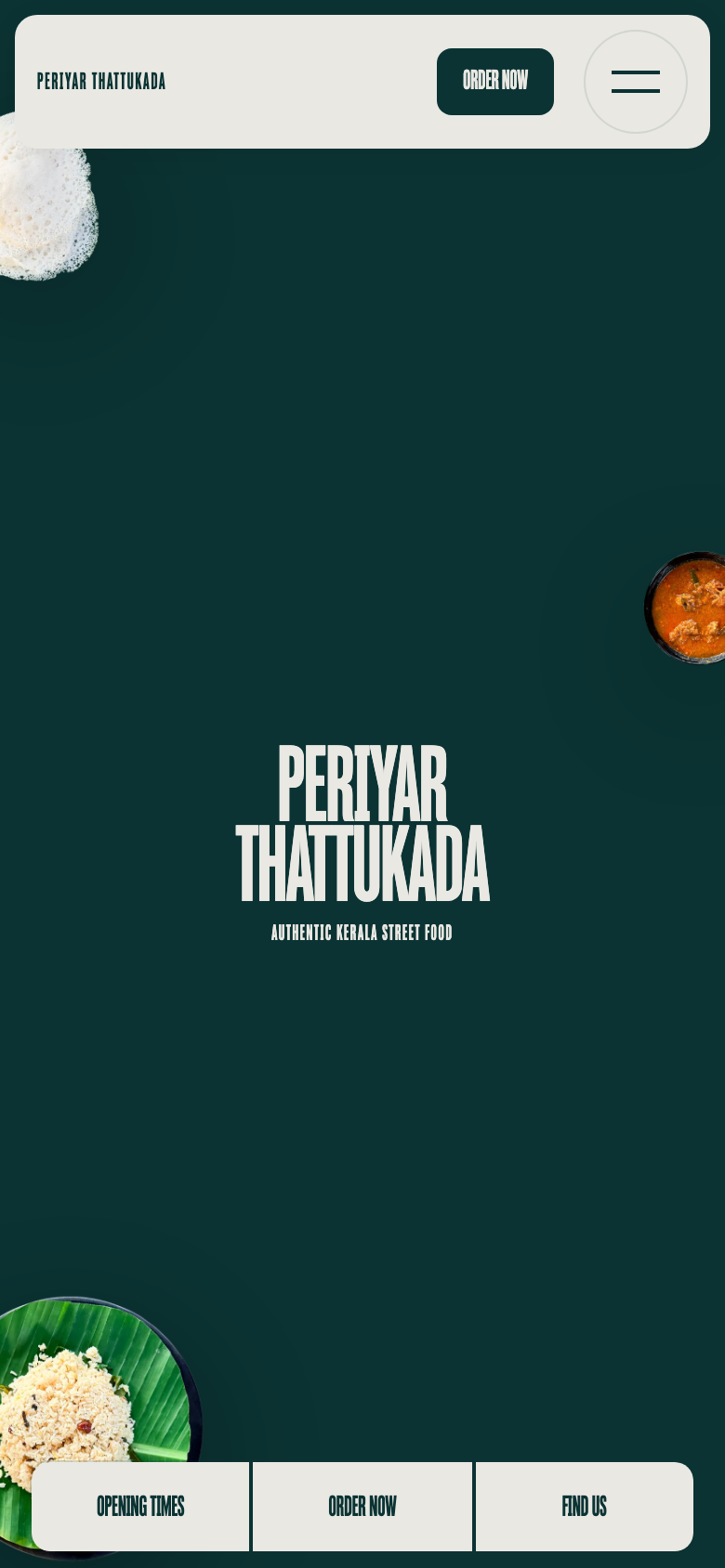 Periyar Thattukada website on a phone